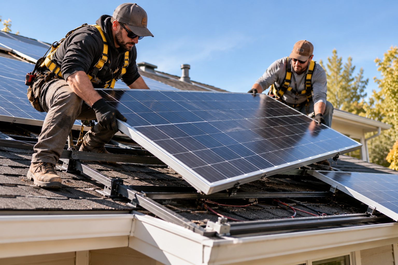 Solar Panel Removal & Reinstallation